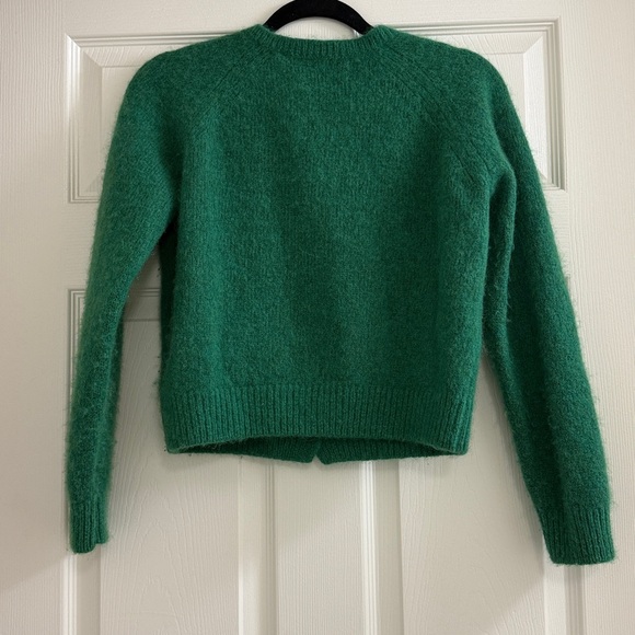 Doen Green Women's Cardigan Sweater - Picture 5 of 5